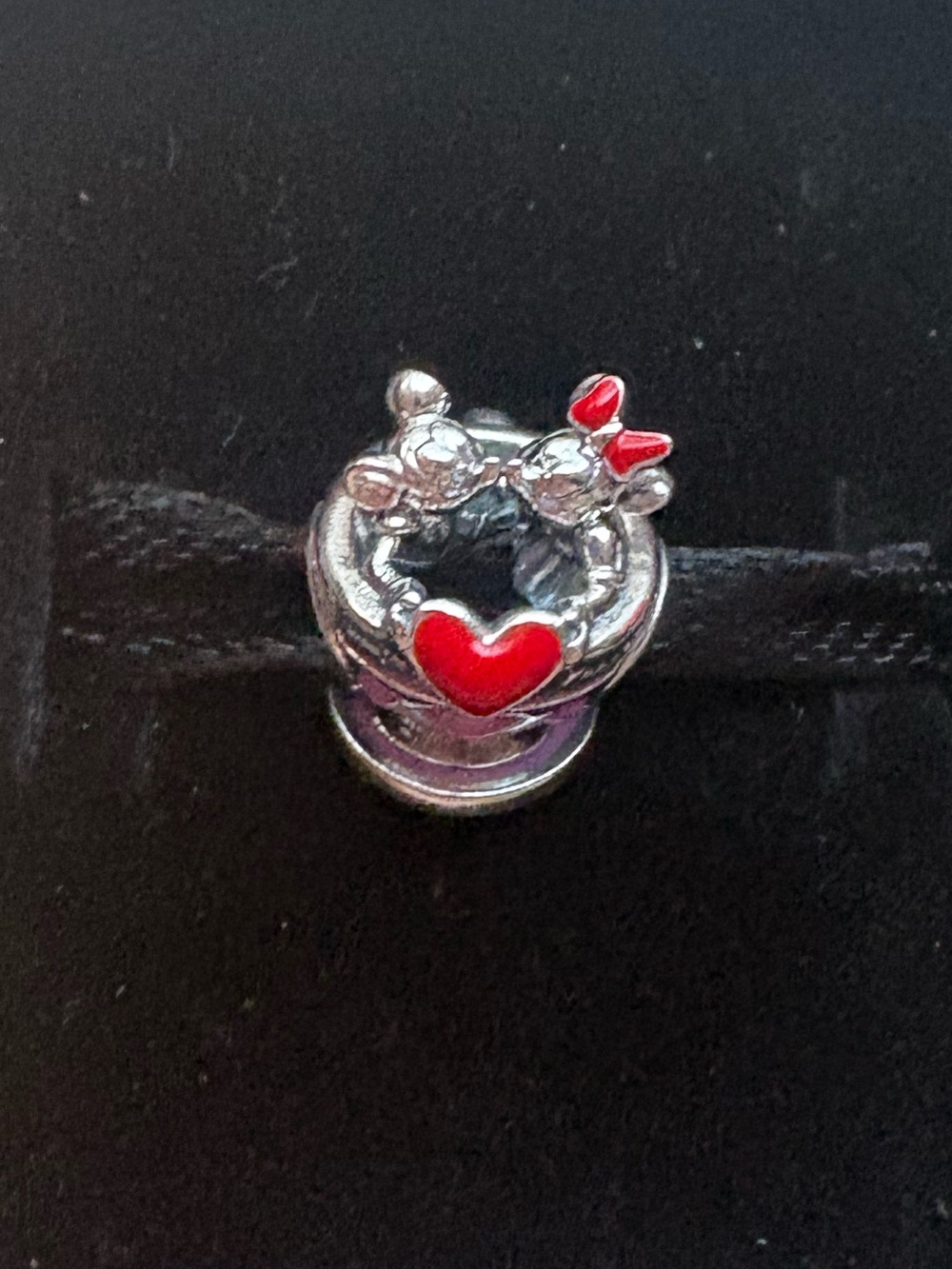 Pandora Mickey and Minnie Teacup Charm - Disney Parks Exclusive
